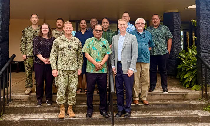 President Simina and U.S. officials reaffirm cooperation on Yap Defense Site Project