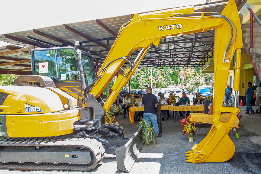 Japan gives Sokehs new muscle for road maintenance