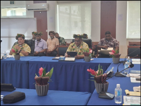 Governor Joseph delivers remarks at opening ceremony of the Fifth CEC in Chuuk