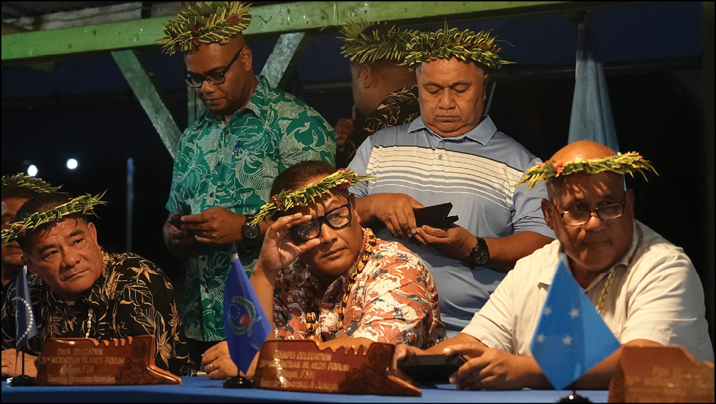 MIF leaders set broad regional agenda at Pohnpei Forum