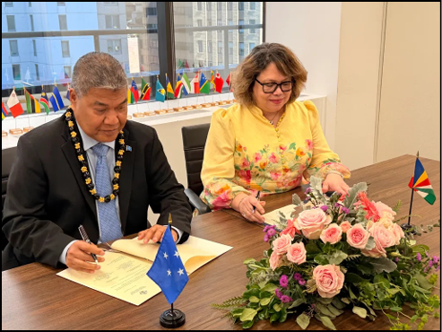 SIDS solidarity strengthened as Micronesia and Seychelles establish diplomatic relations