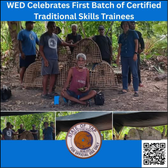 WED celebrates first batch of certified traditional skills trainees