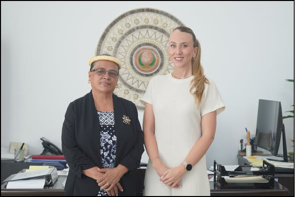 Autism expert from World Bank pays courtesy call on Acting Governor Herolyn S. Movick