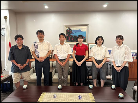 Waseda University students learn about FSM and Japan-FSM relations