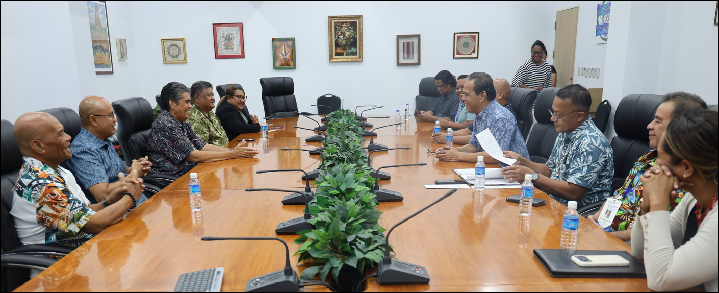 President Simina and President Whipps discuss regional priorities ahead of Pacific Islands Forum