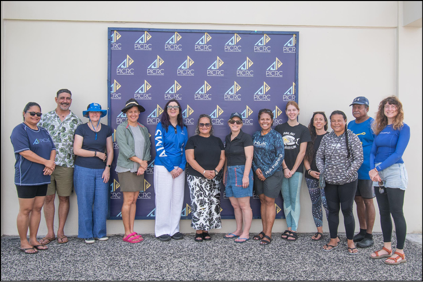 Coral reef researchers visit Palau restoration and conservation sites
