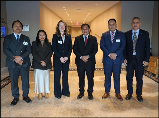 Palik, IOM Chief discuss migration, disaster response and FSM needs