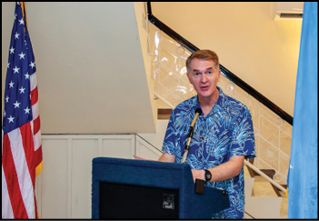 Wylie welcomes closer U.S.–FSM cooperation at Pohnpei reception